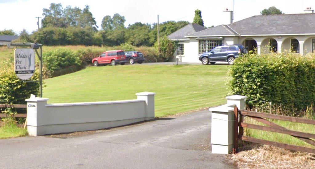 Lcoation Moate Vet Hospital